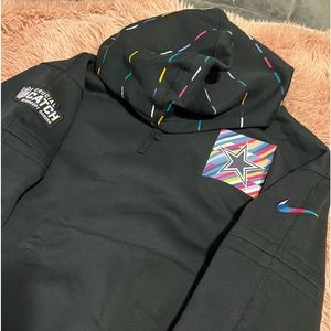 NEW DALLAS COWBOYS CRUCIAL CATCH BLACK HOODIE